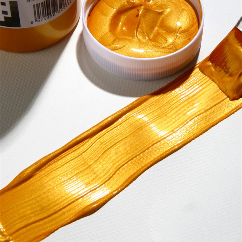 100g Water-based Glitter Bronzing Paint metallic paint, for wood