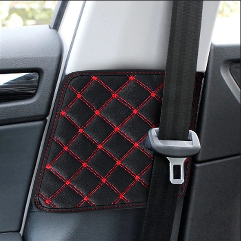 

2pcs Car Seat Safety Belt Protective Pad Crash Mat Cover For Skoda Kodiaq 2017 2018 2019 2020 2021 2022 Interior Accessories