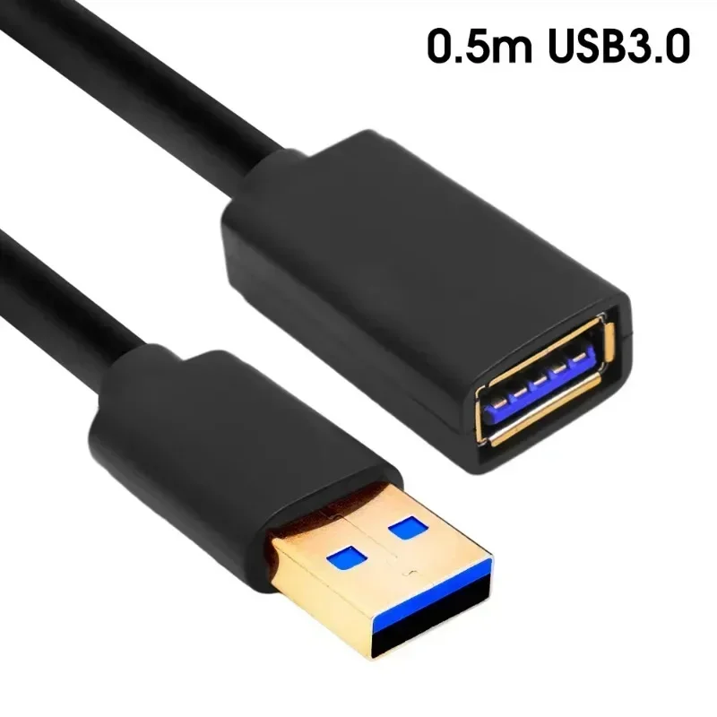 USB 3.0 Extension Cable Type A Male To Female 3/2/1.8/1.5m Extension Cord for USB Keyboard Mouse Flash Drive Hard Drive Printer
