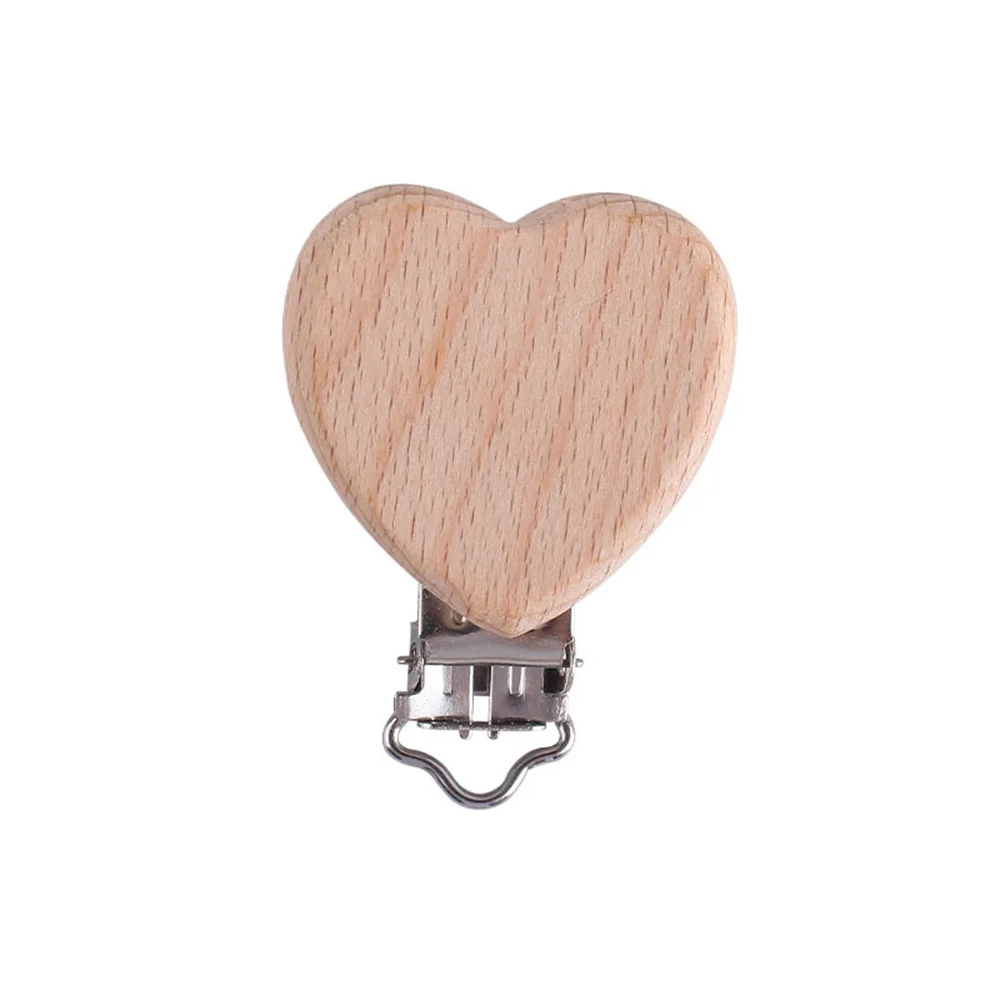 Speenkoord Clip Per Ciuccio Per Dentizione Clip Per Ciuccio In Legno Di Faggio Per Cartoni Animati Accessori Per Porta Ciuccio Di Sicurezza Attache Te