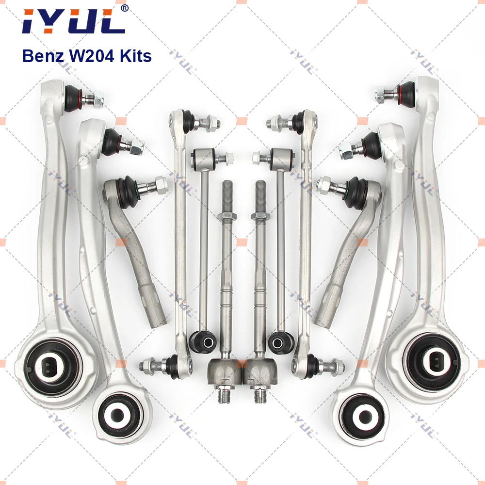 Front Axle Sway Bar End Stabilizer Link Ball Joint Mercedes Benz C-Class W204 S204 E-Class A207 C207 SLK R172