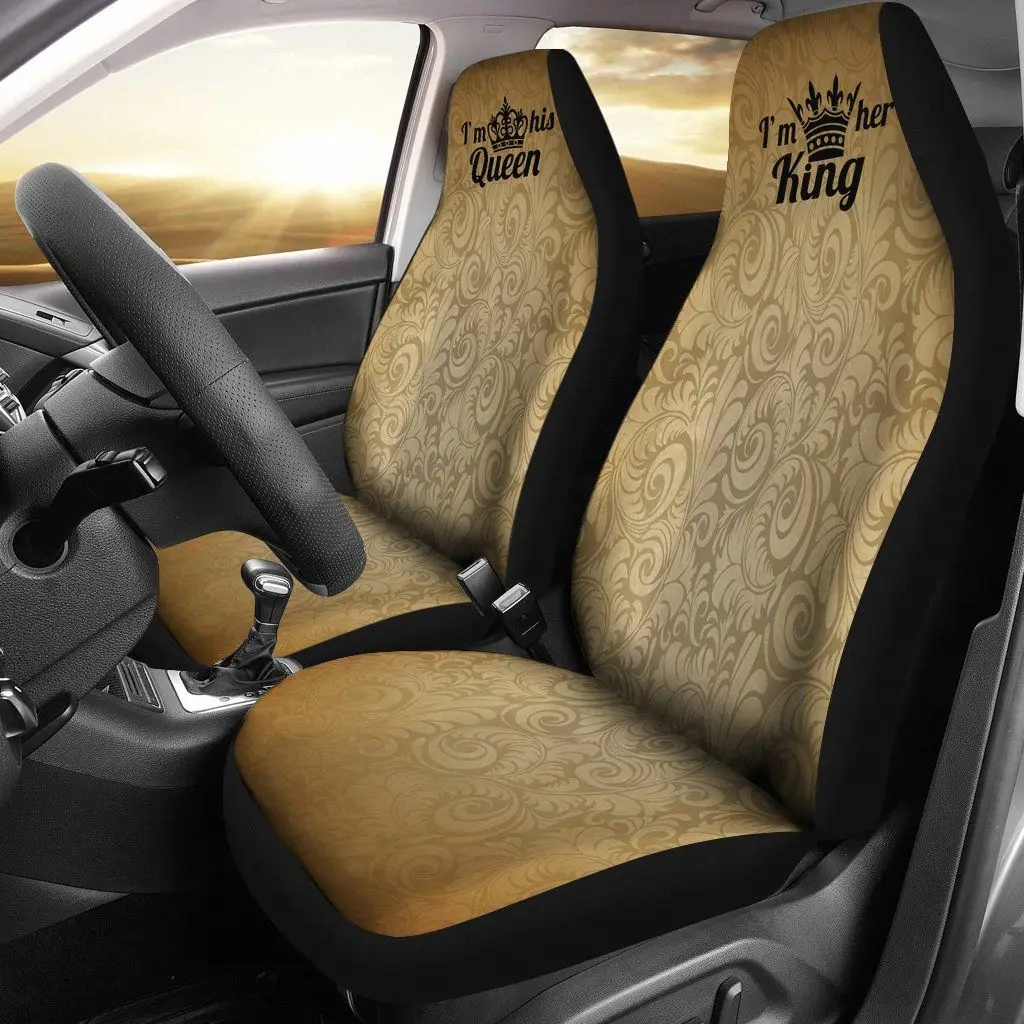 Housse de coussin de siège avant de voiture universelle quatre saisons  beige SwagX