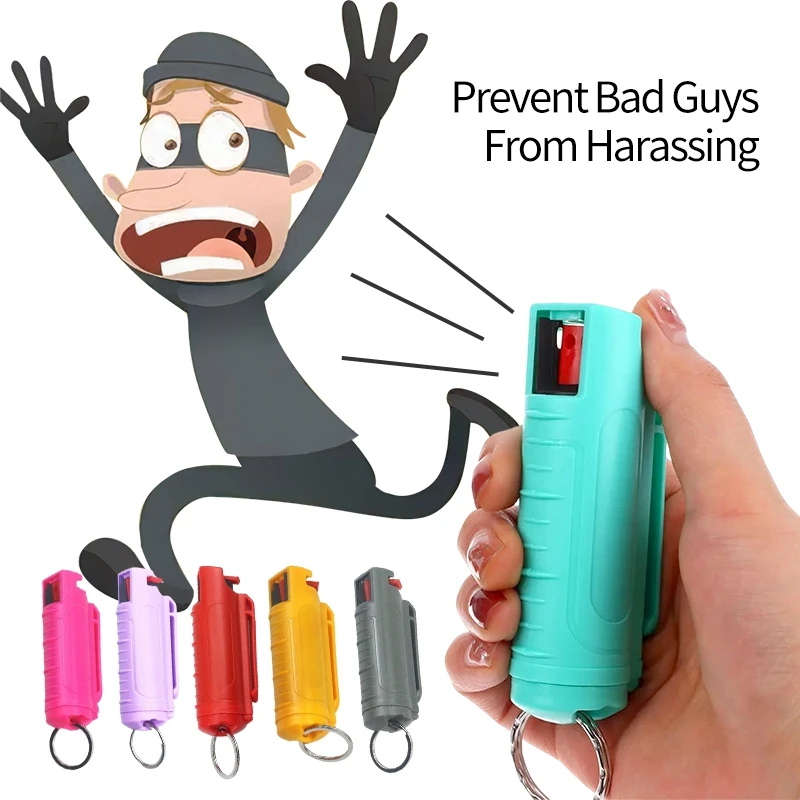 Self Defense Pepper Spray Car Key Strap Portable Empty Pepper Spray