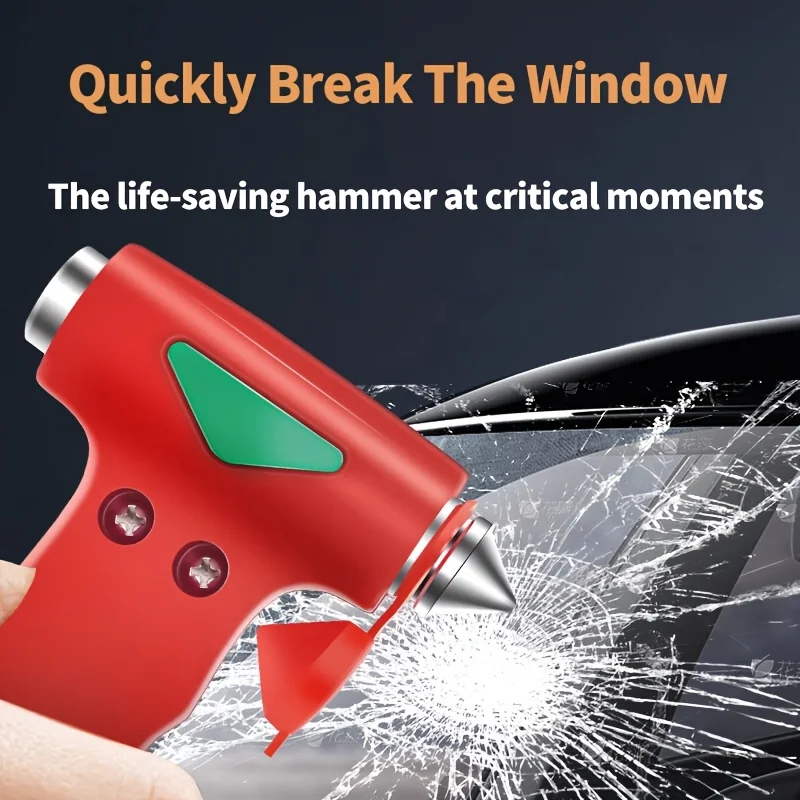 ABS Car Safety Hammer with Seatbelt Cutter and Window Breaker