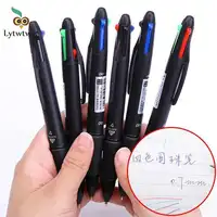 Multicolor Retractable Ballpoint Pens, 4 in 1, Creative, Colorful, Marker Writing, Stationery 2