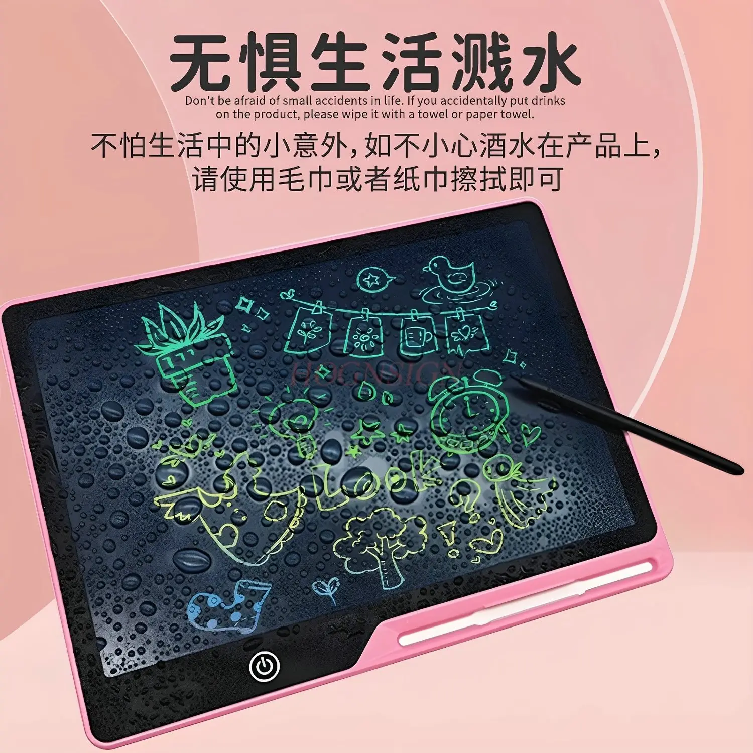 1pcs 충전식 LCD 필기 보드, 쓰기 보드, 드로잉 보드, 낙서 칠판, 어린이 드로잉 보드