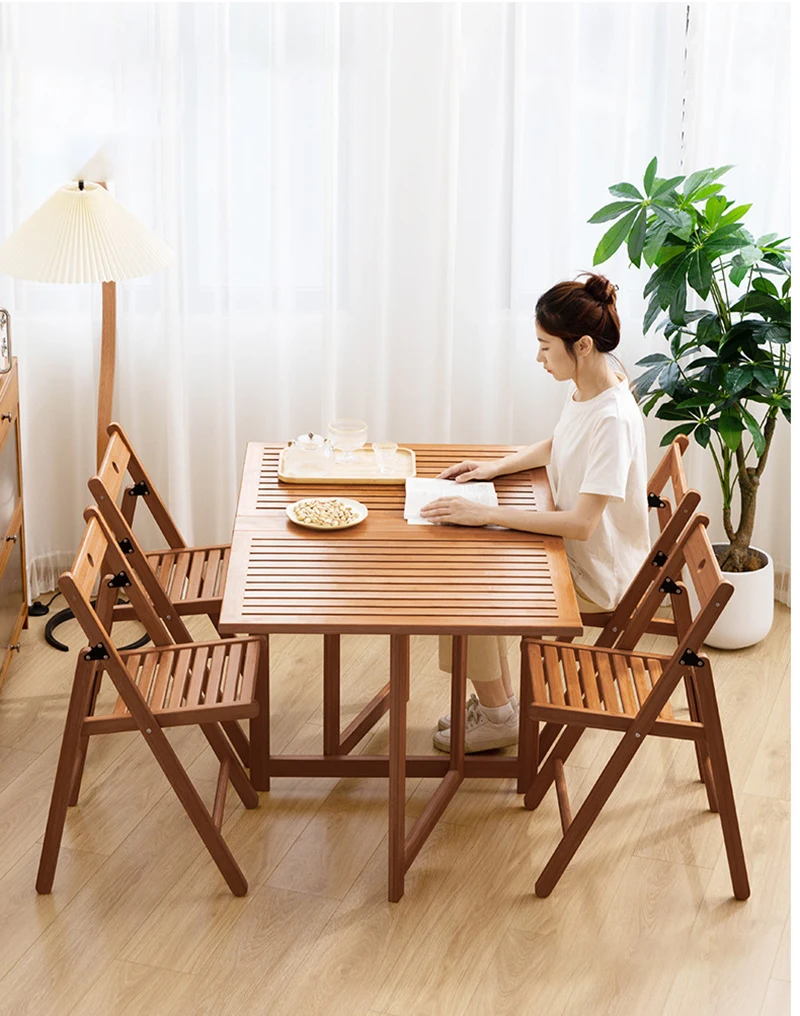 Description Picture 6 of itemPortable Folding Dining Table Camping Center Hallway Coffee Tables Balcony Desk Mesas De Jantar Home Furniture