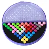 Classic puzzle pyramid plate IQ pearl logical mind game Brain Teaser educational toys for children  beads  MU838744 2