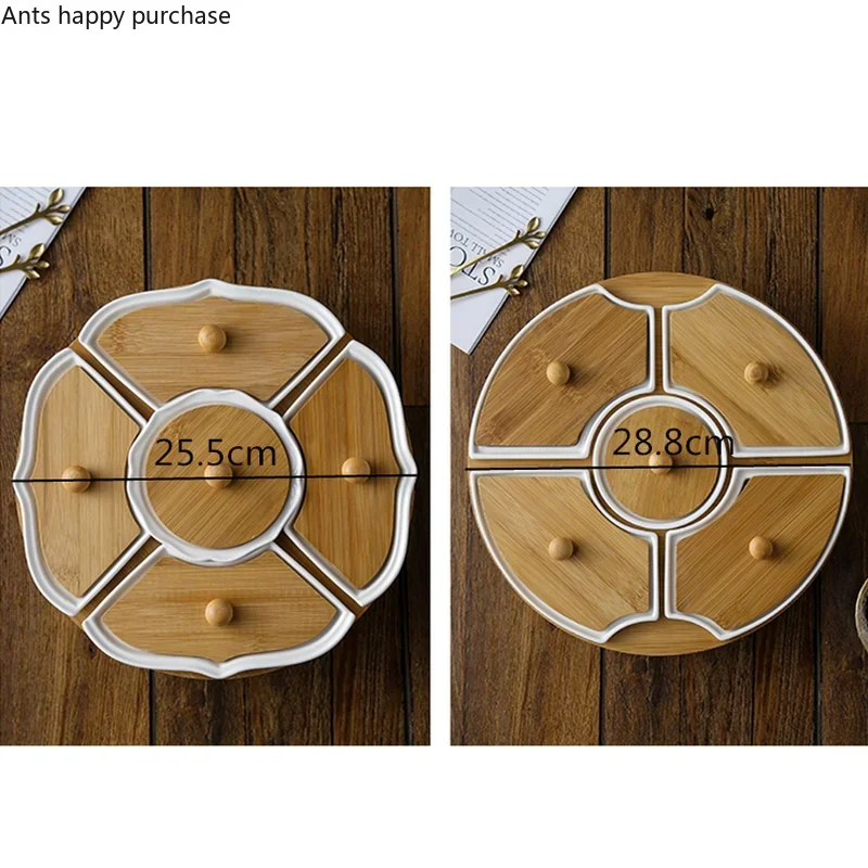 طبق دوار بخمسة شبكات منزلي من السيراميك