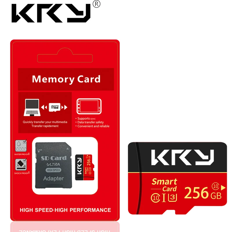 

Микро-карта памяти SD U3 256 Гб SD-карта SD/TF флэш-карта 256 ГБ U3 класс 10 256 Гб карта памяти для телефона