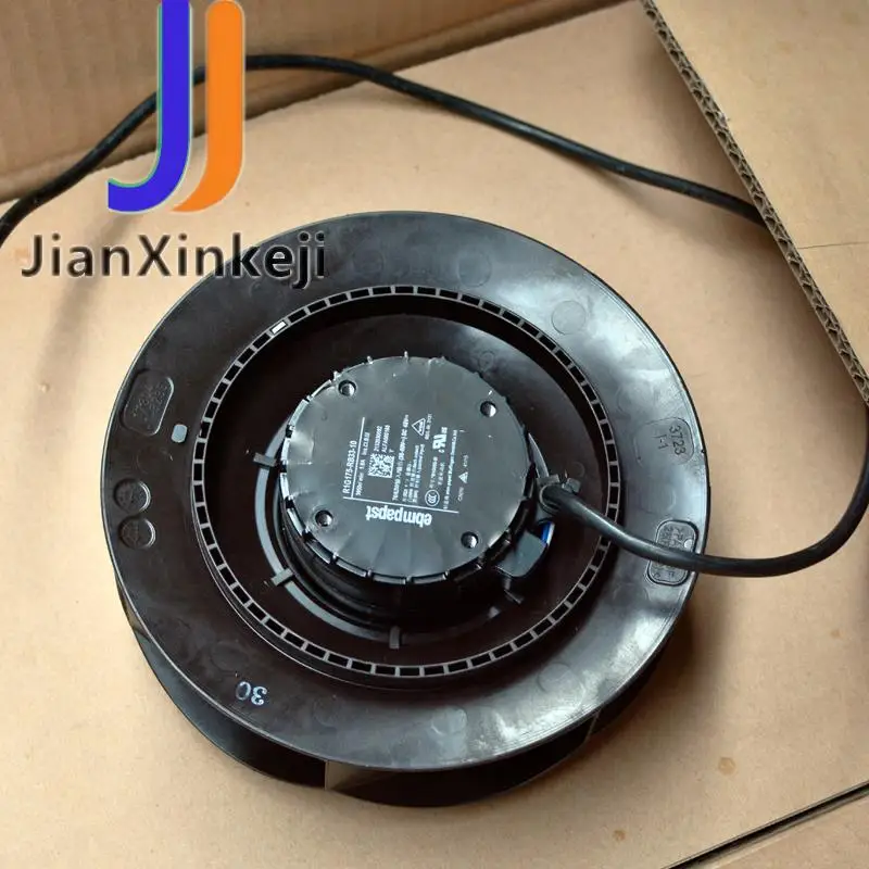 원래 R1G175-RB33-10 M1G055-BI 175mm DC36-60V 48V 7662W 1.9A 3950rpm 원심 터보 팬 풍력 터빈 팬