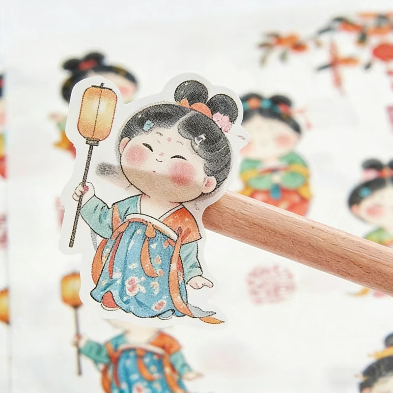 20/50Pcs A4 Washi 종이 자체 접착식 핸드 계정 재료 스티커 레이저 잉크젯 프린터 반투명 DIY 수제 일본 종이