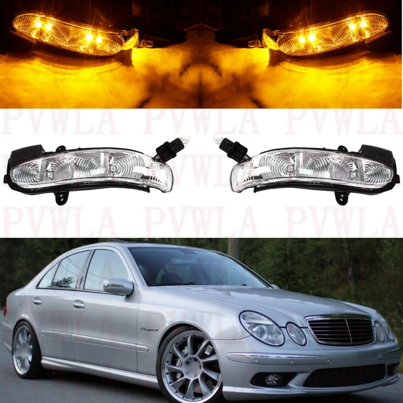 

Mirror Turn Light Lamp Indicator 2038201321 2038201421 For Mercedes-Benz E55 AMG 2003 2004 2005 2006