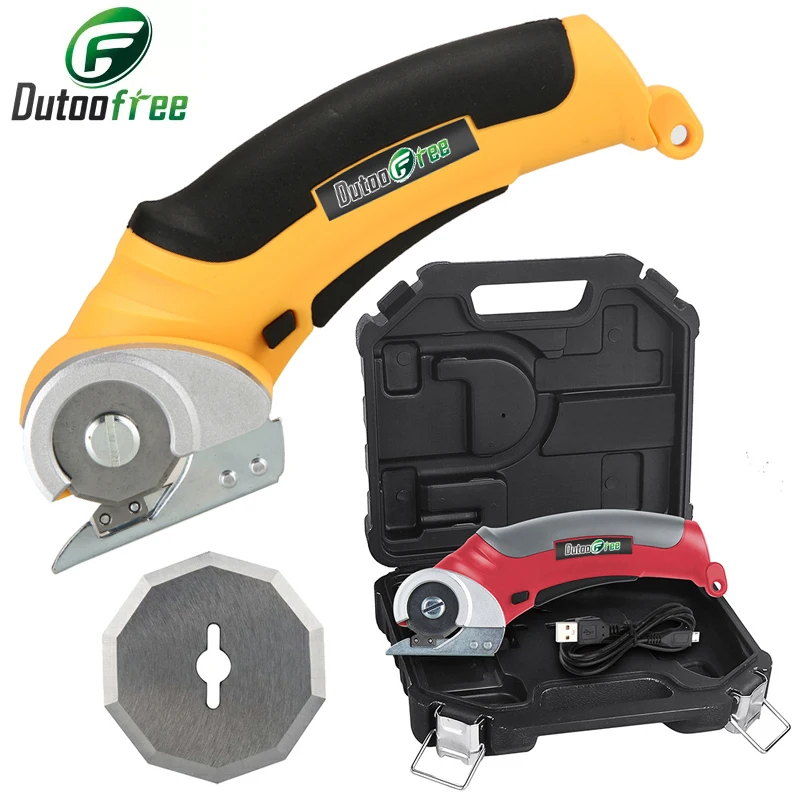 Rechargeable Electric Scissors – Handheld Fabric & Leather Cutter For Craft, Sewing, Cardboard, 220V With 2 Blades, Cordless - View #3