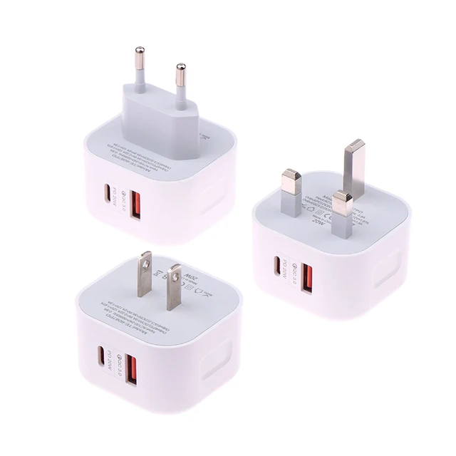 Hot Sale USB Type C Charger For Laptop PPS Fast Charge Dual Port Fast Charging European And American Standard Head