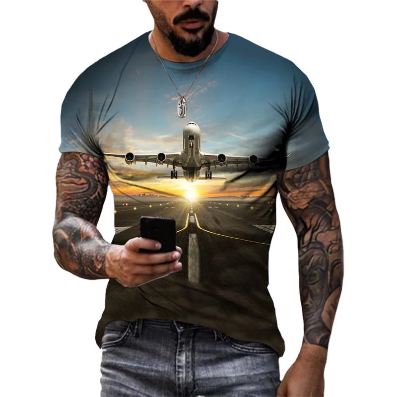 Casual Short Sleeve 3D Print T Shirt for Men and Women
