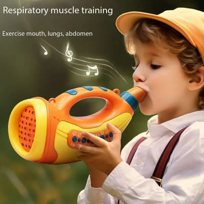 Animal Simulation Call Horn 30 Sound Effects Horn Tiger Elephant Whistle Exercise Lung Capacity Children's Toy Gift animal simulation horn toy