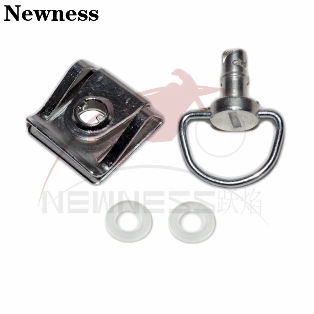 오토바이 부품 15mm 크롬 퀵 릴리스 패스너 페어링 볼트 스터드 쿼터 턴 + 클..