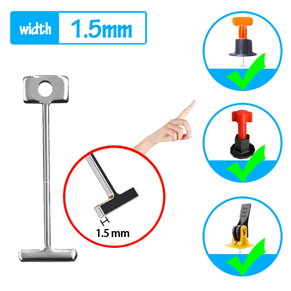 50-200pcs Floor Wall Replace Steel Needle Nails For Tile Leveling System Ceramic Leveler Tiles Laying Construction Tools
