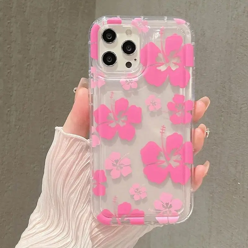Floral Design Protective Phone Case