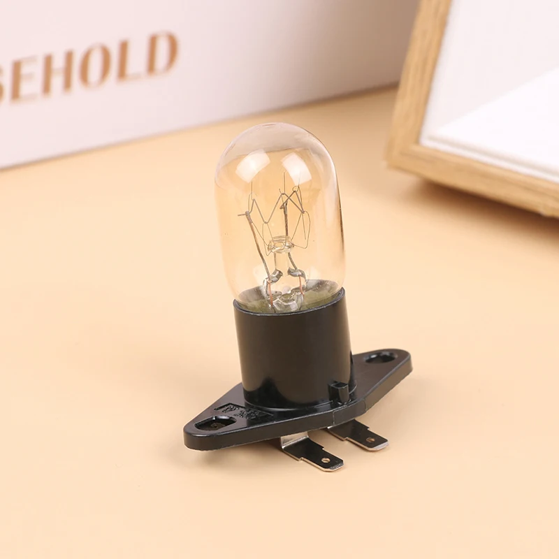 

1PC 250V 20W LED Microwave Oven Lighting Bulb Small Appliance Bulb With Base For Oven Stove Refrigerator Non-Dimmable 4cm