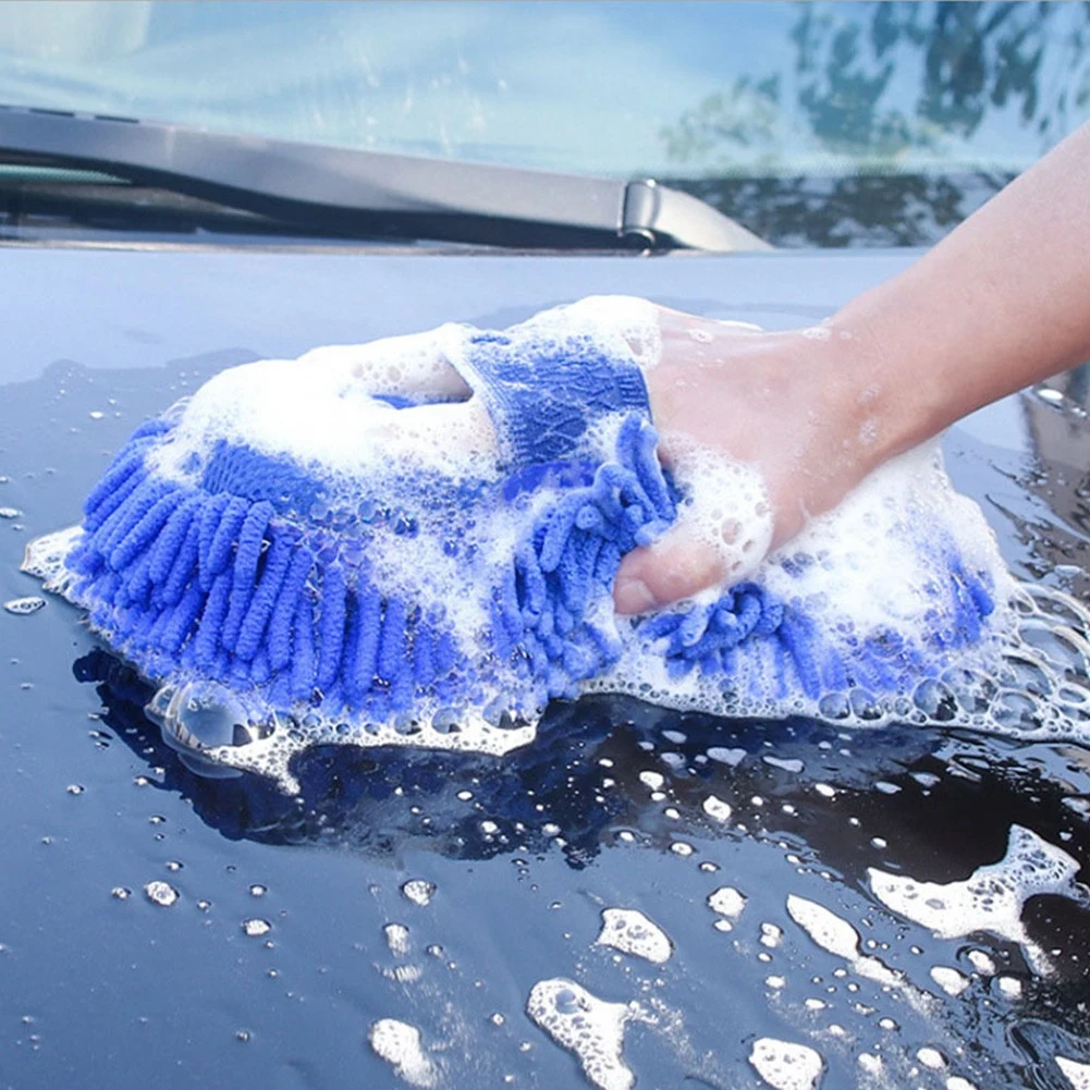 SCRUBIT Esponja de microfibra para lavado de autos, microfibra antiarañazos  para autos más limpios, ideal para la limpieza diaria, esponjas de