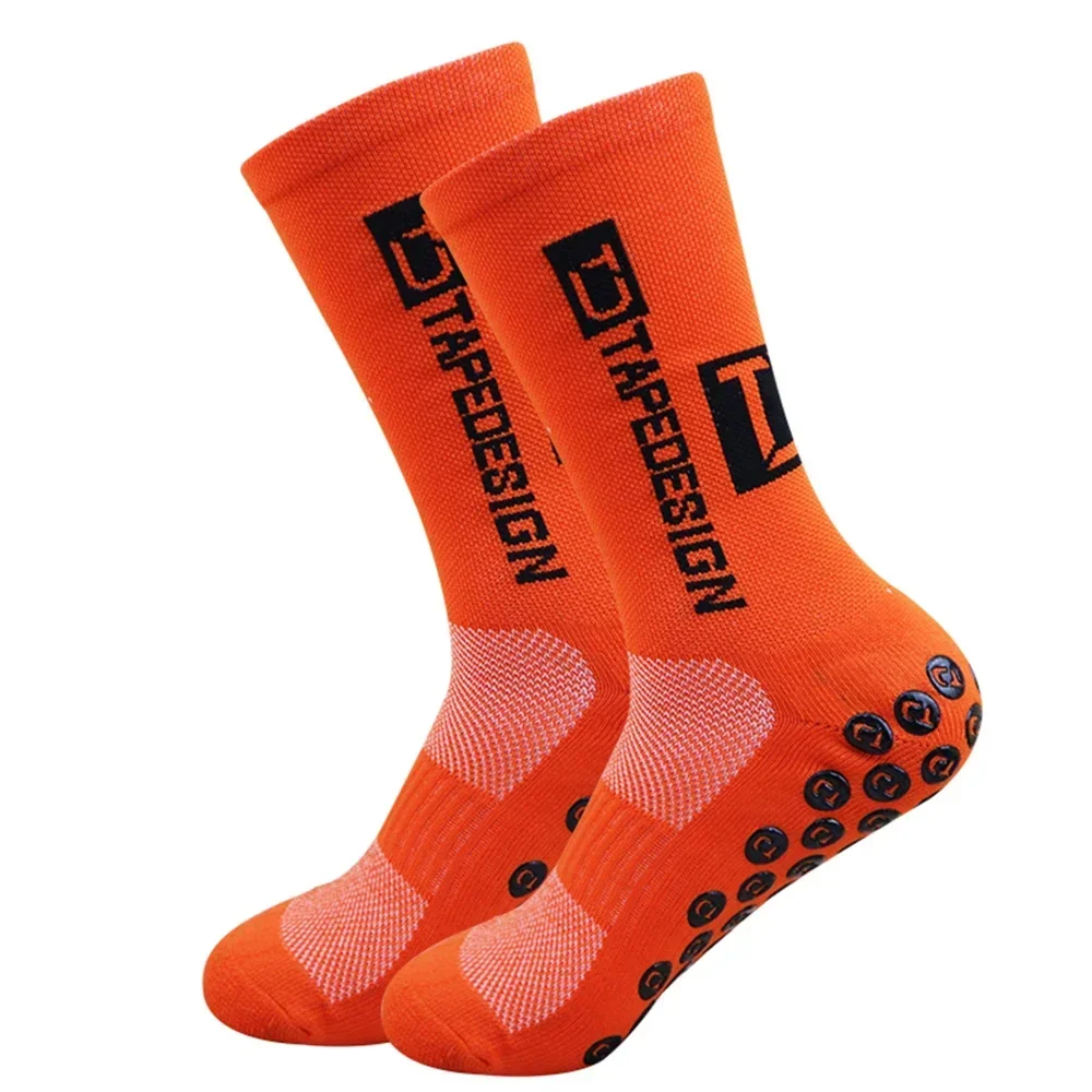 Men's Non-Slip Grip Athletic Socks - Ideal for Soccer, Football, Basketball & Cycling