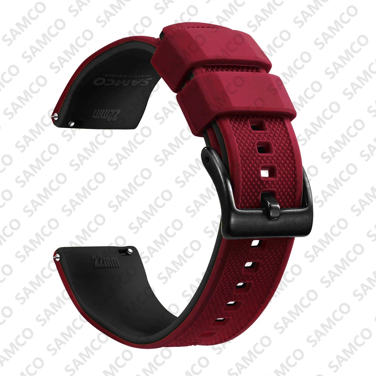 Enhanced Quick Release Silicone Watch Strap - Premium Rubber Band Replacement