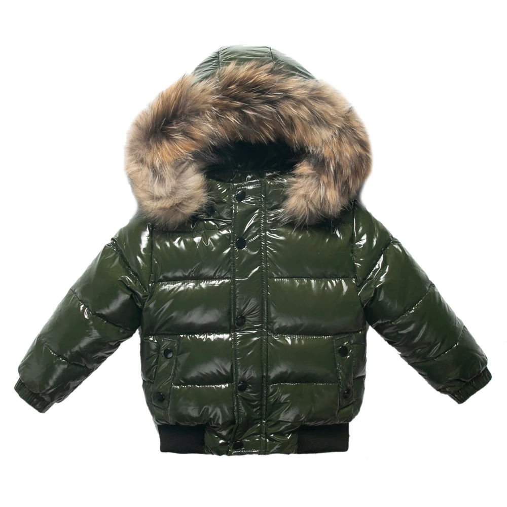 Hot selling Winter Children's white duck down Jacket Boys and Girls' parka Coat fashionable thick top 1-10T