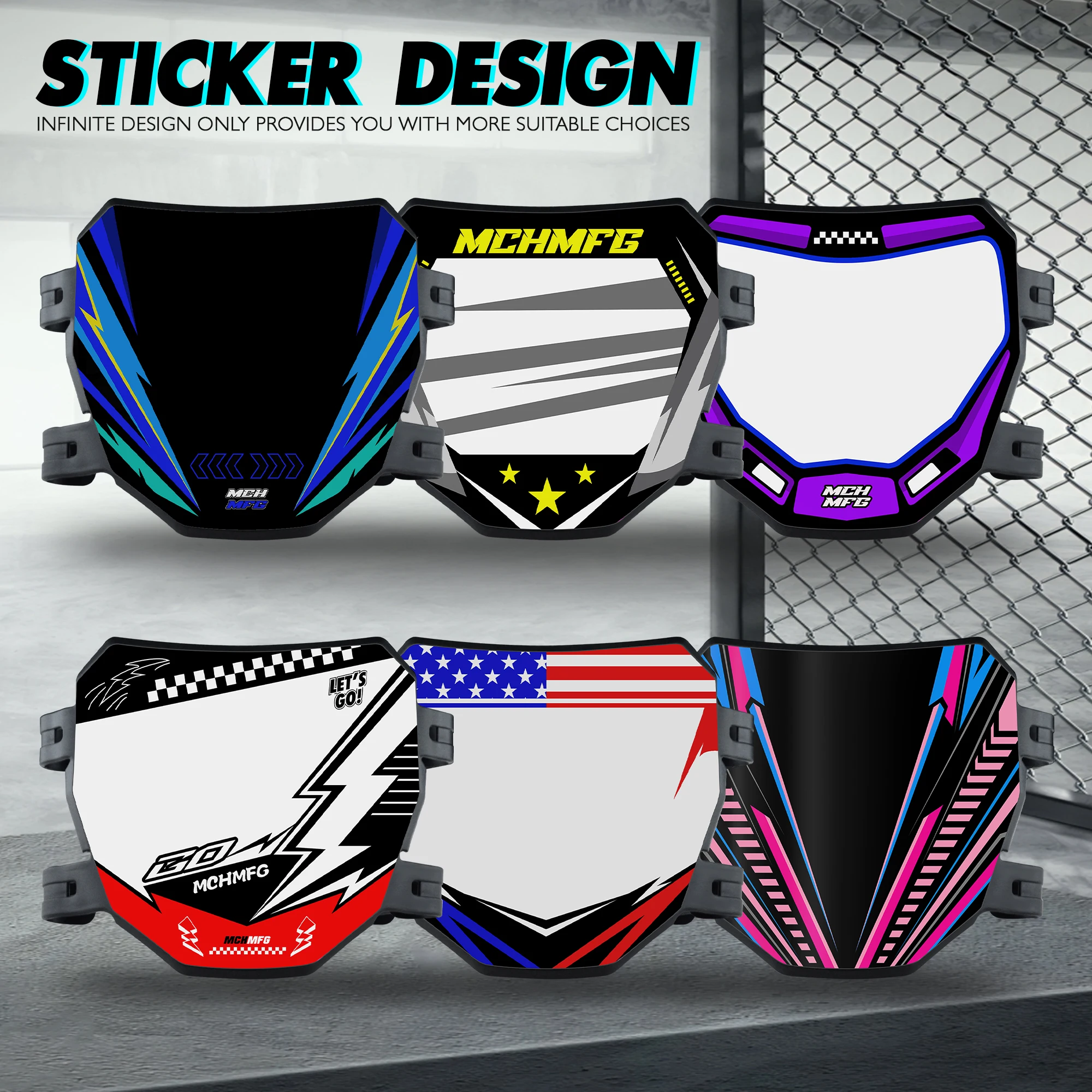 Universal Electric Bike Number Plate - Premium Motorcycle Accessory