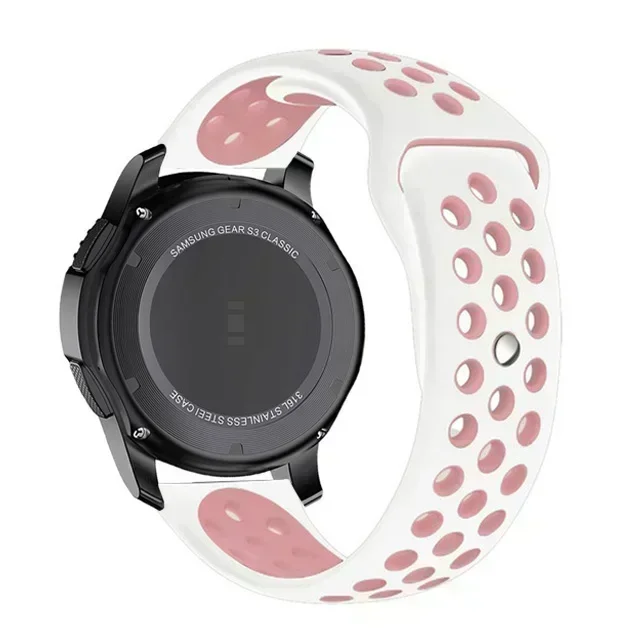 Breathable 22mm Silicone Sport Wristband