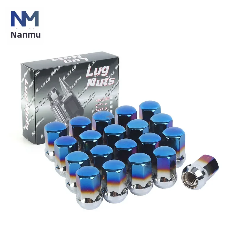 Car Screw Parts Thailand Car Modification Tire Rim Nut Screw 17 Pairs 450wheel Lug Nuts Auto Starter Motor Accessories