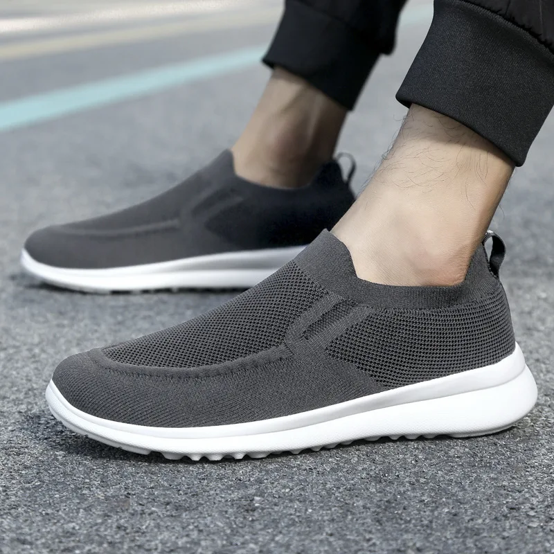 

Slip-On Loafers Running Sport Men Shoes Casual Sock Shoe Breathable Sneakers Male Hard-Wearing Outdoor Fashion Chaussure Hommes