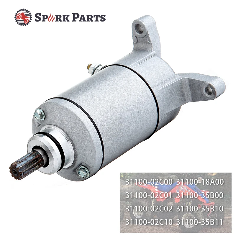1989 SMU0060 SUZUKI LT-F250 2WD QUADRUNNER STARTER MOTOR- 250CC 31100 - Foto 5