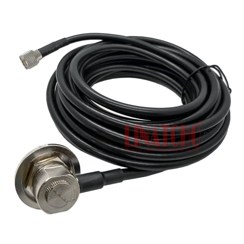 RG58U Right Angle SO239 to MINI UHF Male GM300 Mobile Car Radio Antenna PL259 Extension Cable
