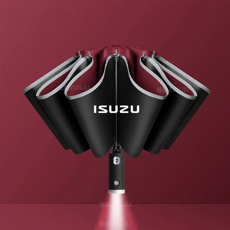 Car Automatic Folding Windproof Sunshade Umbrella For ISUZU D-MAX V-CROSS Mu-X TAGA Automotive interior Accessories