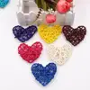 Unique Hanging Widget Durable Rattan Hanging Pendant Eco-friendly Heart Shape Hanging Pendant for Home Pendant Decor 3