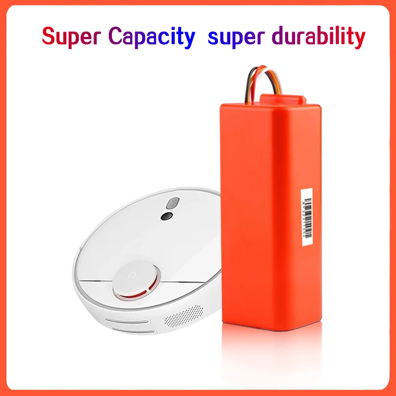 

14.4v 12800mAh BRR-2P4S-5200S Robotic Vacuum Cleaner Replacement Battery For Xiaomi Roborock S55 S60 S65 S50 S51 S5 MAX S6 Parts