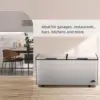 Ft Chest Freezer - Large Commerical Deep Freezer with Removable Baskets - Top Open Door Compact Freezer w/Adjustable Temperature 2