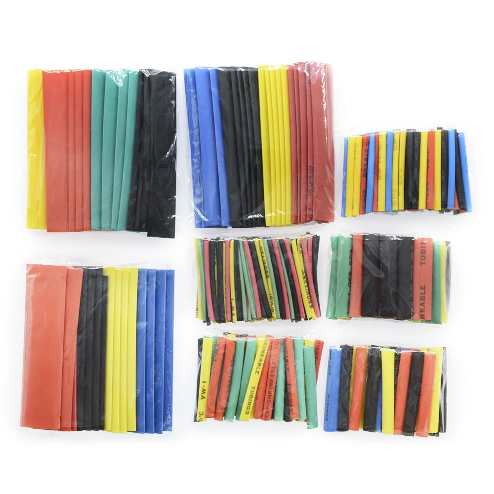 328 530 400 560 750PCS Polyolefin Heat Shrink Tubing Tube Cable Sleeves Multicolor Wrap Wire Thermoresistant Tube Sleeve kit