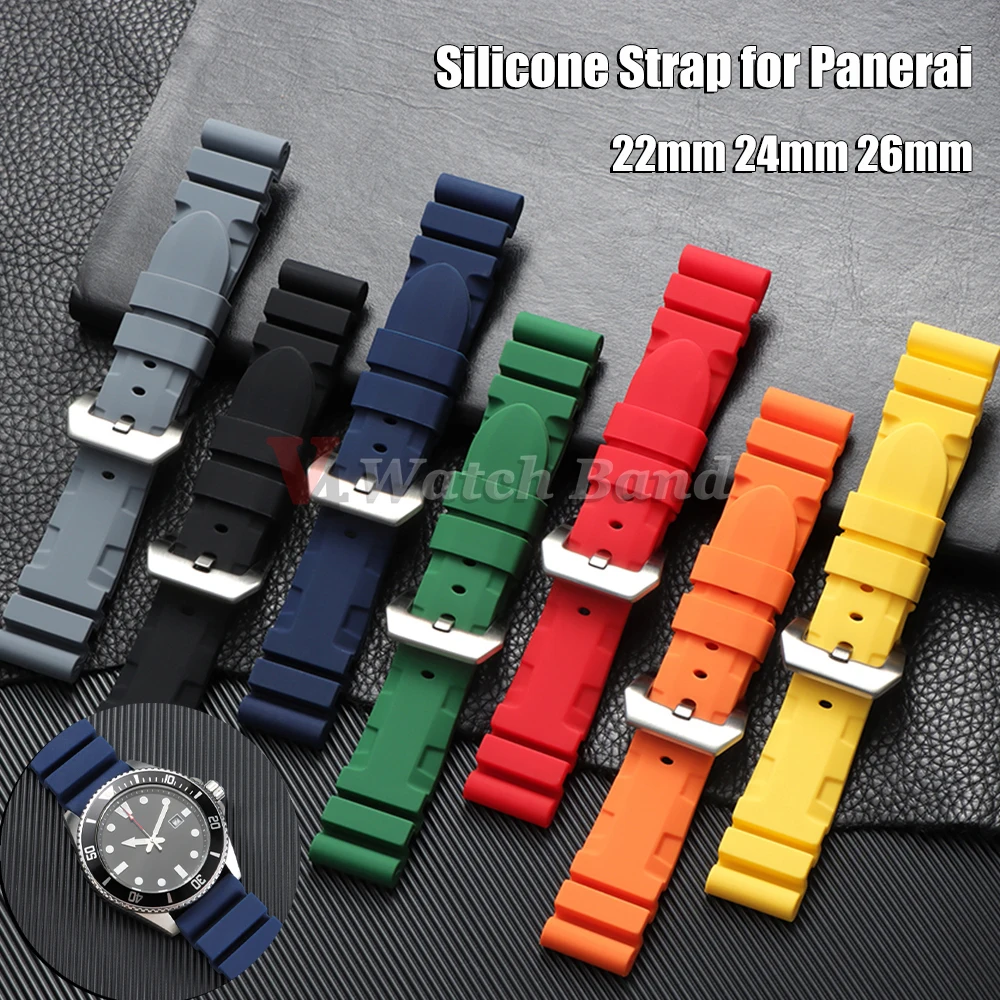 Premium Silicone Rubber Watch Strap - Soft Sport Bands