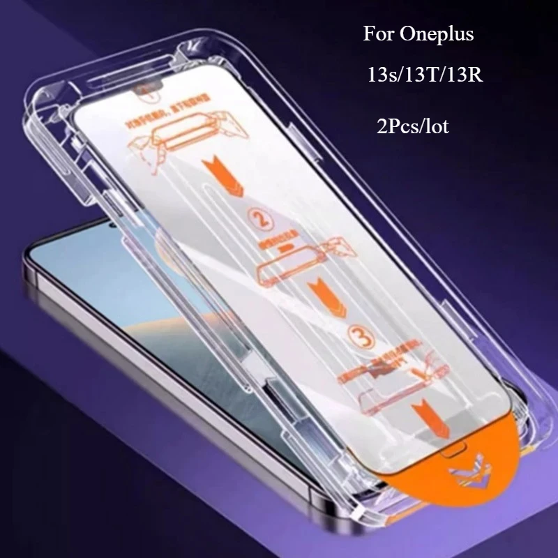 Premium Tempered Glass Screen Protector - Easy Installation, Pack of 2