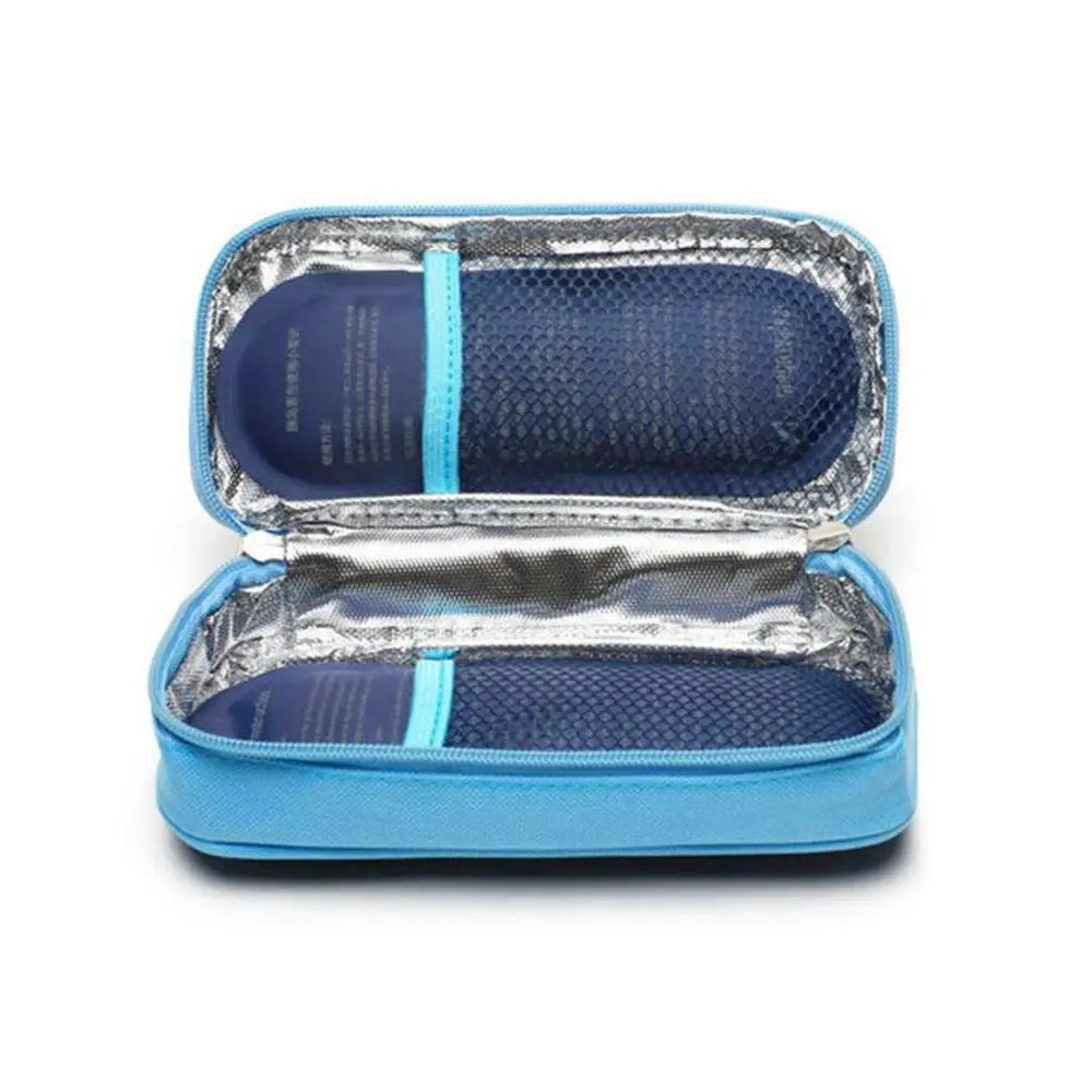 90g 19x7cm 보온 보냉 당뇨병 환자용 휴대용 케이스 약 보호 케이스 인슐린 냉각 가방 콜드 젤 아이스팩