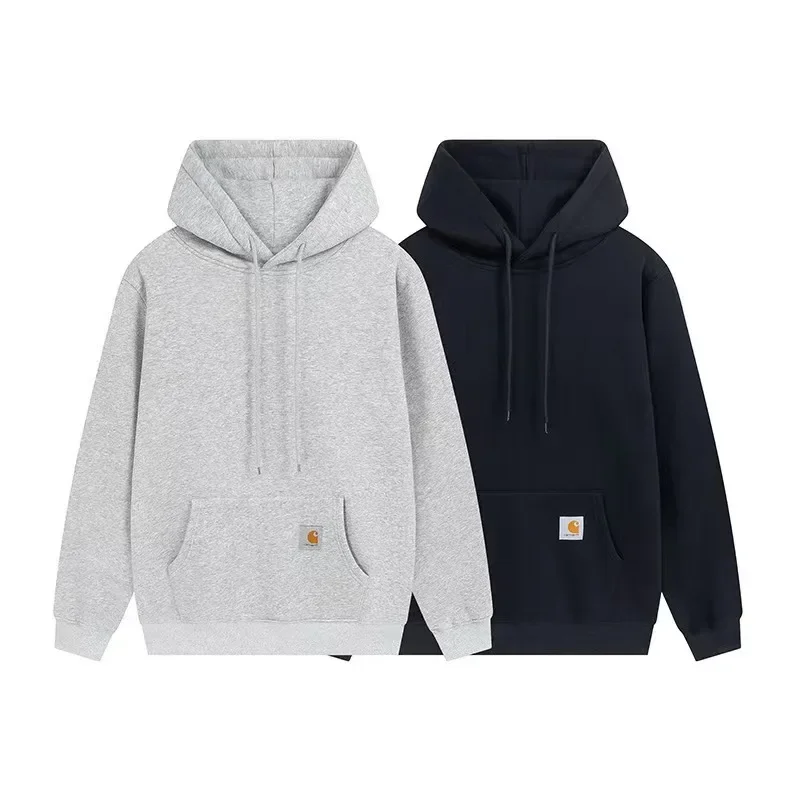 

Классическая небольшая бархатная Толстовка с вышивкой и ярлыком для мужчин и женщин