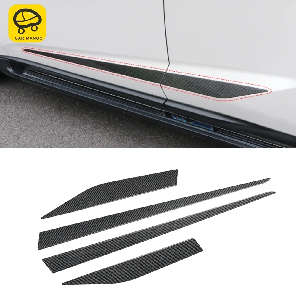 

CarManGo For Lexus NX 200 200t 300 300h 2014-2020 Car Accessories Door Gate Side Sill Trim Sticker Cover Frame Chrome Decoration