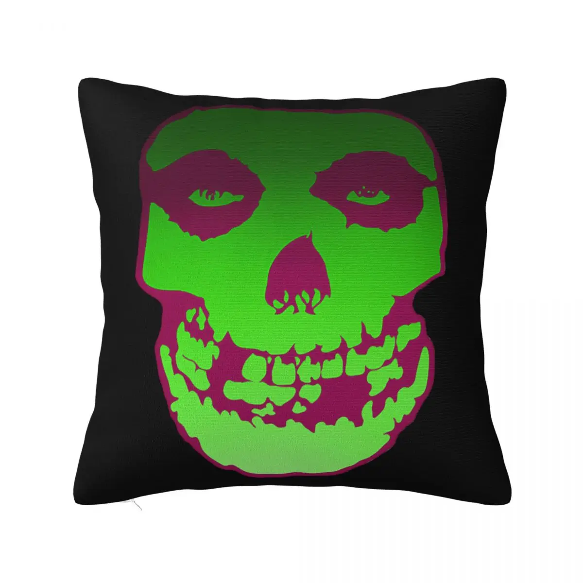 

Misfits Glow Skull Pillowcase Soft Polyester Cushion Cover Decoration Throw Pillow Case Cover Home Square 45X45cm