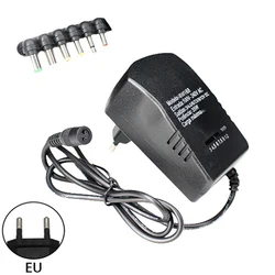 Universal Adjustable Voltage Power Supply Adapter - 30W 3A (EU Plug)