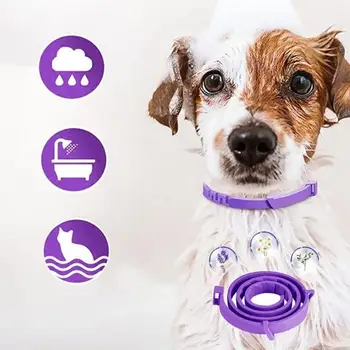 Pet Calming Collar Pheromone Collar Waterproof Calming Collar for Aggressive Dog Kitten Bad Emotion Soothing 3Pack X3UC