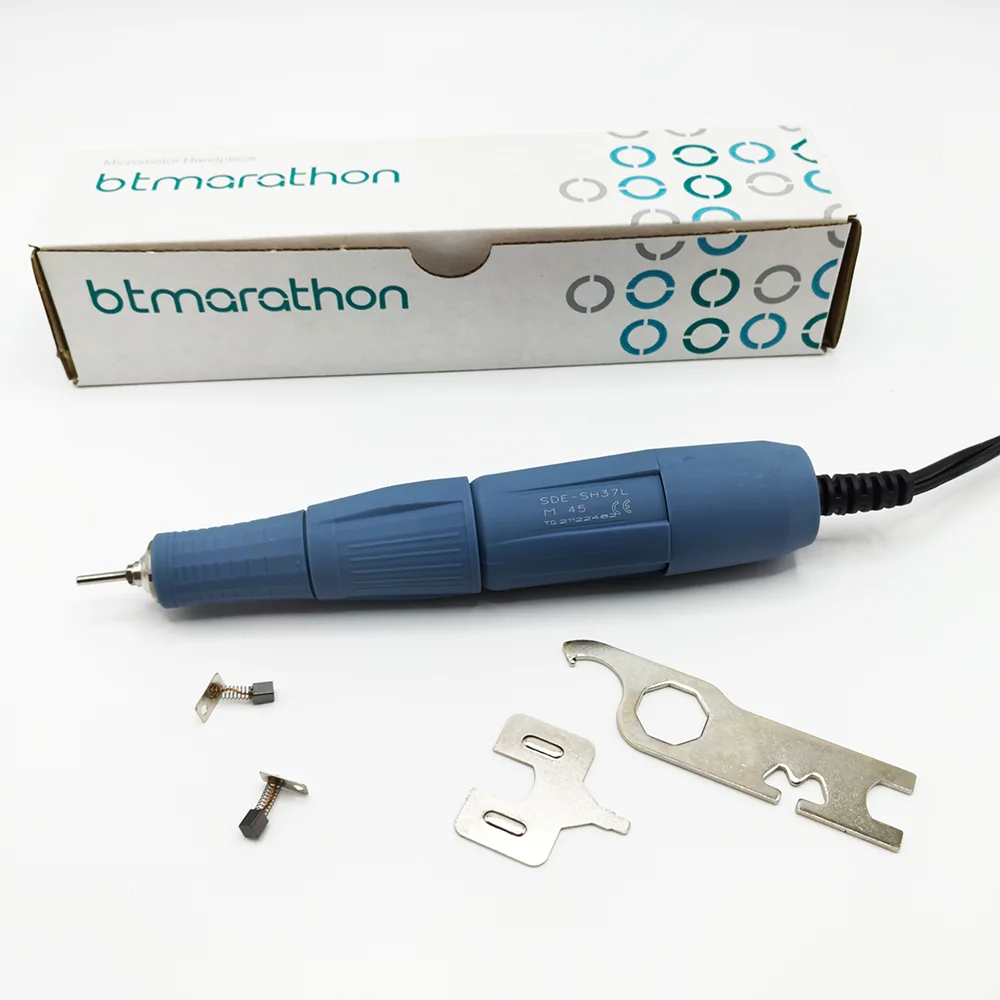 Электрическая дрель для ногтей M45, 45000 об/мин, ручка для марафона Strong 210 90, машина для маникюра, педикюра, инструмент для полировки зубов SDE-SH37L