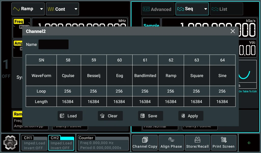 RIGOL Function Arbitrary Waveform Generator DG902 Pro DG912 Pro DG922 Pro 70/150